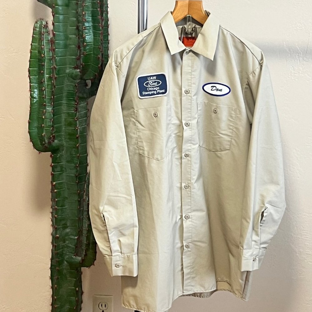 Retro Dickies Industrial Wear Long Sleeve Classic American Workwear